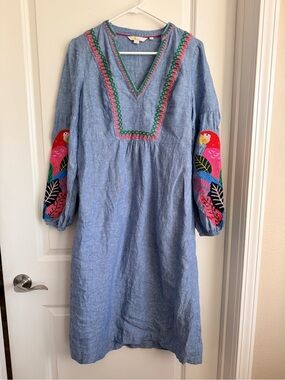 Boden | Dresses | Boden Laurie Linen Shift Dress | Poshmark